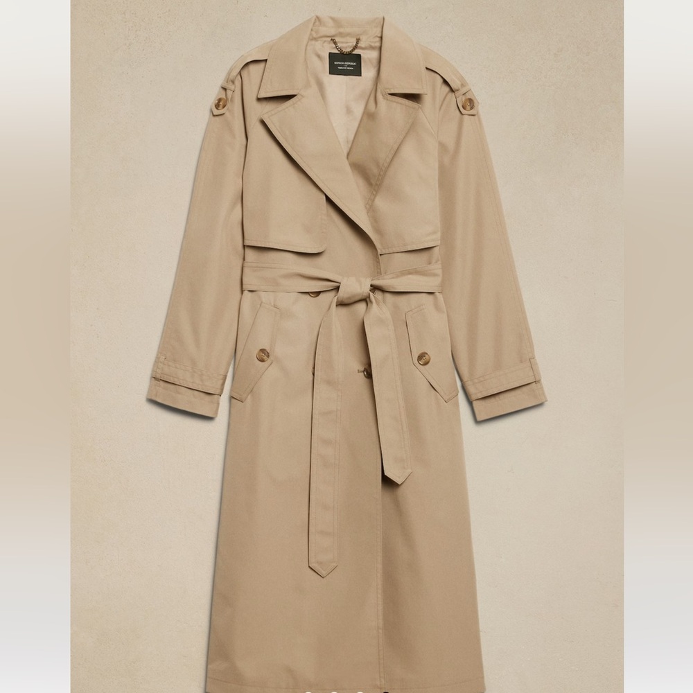 Banana Republic Beige Trench Coat